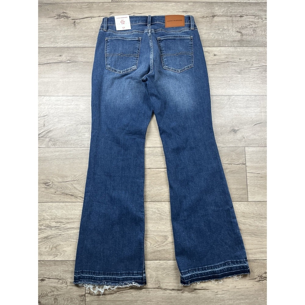 Lucky Brand Denim Jeans Sweet Mid Rise Flare Women's Size 8/29A Blue - NWT - Picture 8 of 11
